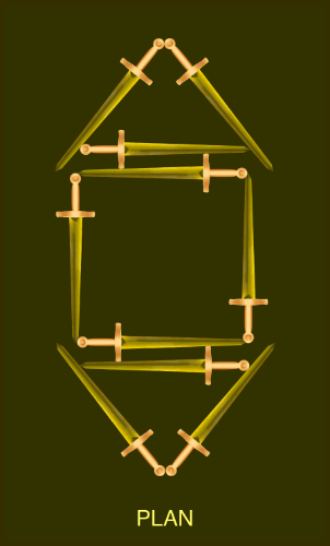 Enlightenment Tarot Ten of Swords