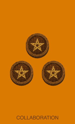 Enlightenment Tarot Three of Pentacles