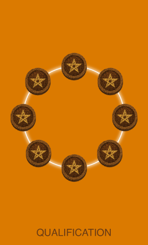 Enlightenment Tarot Eight of Pentacles