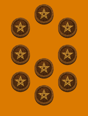 Enlightenment Tarot Nine of Pentacles