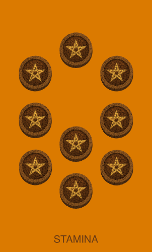 Enlightenment Tarot Nine of Pentacles