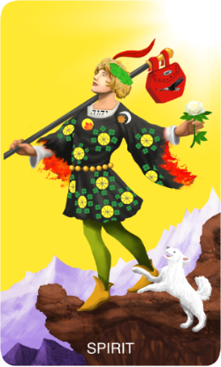 The Enlightenment Tarot Spirit Card (Fool)