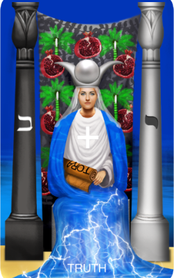 The Enlightenment Tarot Truth Card (High Priestess)