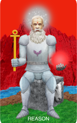 The Enlightenment Tarot Reason Card (Emperor)