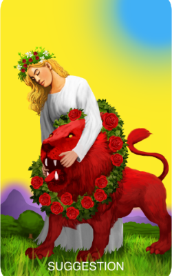 The Enlightenment Tarot Suggestion Card (Strength)