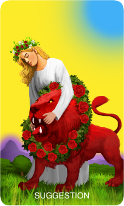 The Enlightenment Tarot Suggestion Card (Strength)