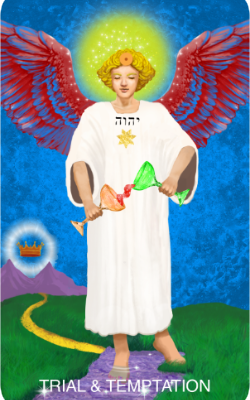 The Enlightenment Tarot Trial & Temptation Card (Temperance)