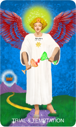 The Enlightenment Tarot Trial & Temptation Card (Temperance)