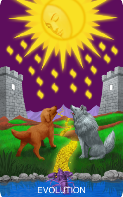 The Enlightenment Tarot Evolution Card (Moon)