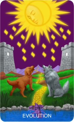 The Enlightenment Tarot Evolution Card (Moon)