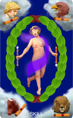 The Enlightenment Tarot Skill Card (World)