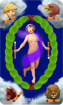 The Enlightenment Tarot Skill Card (World)