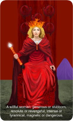 The Enlightenment Tarot Queen of Wands