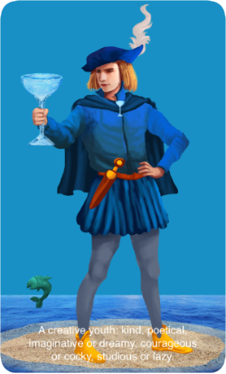 The Enlightenment Tarot Page of Cups