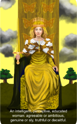 The Enlightenment Tarot Queen of Swords
