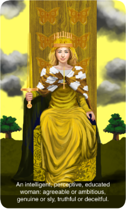 The Enlightenment Tarot Queen of Swords