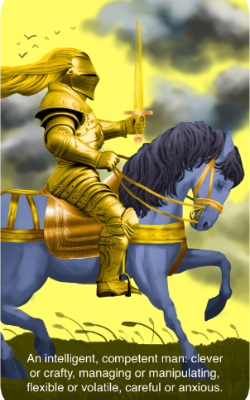 The Enlightenment Tarot Knight of Swords