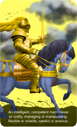 The Enlightenment Tarot Knight of Swords