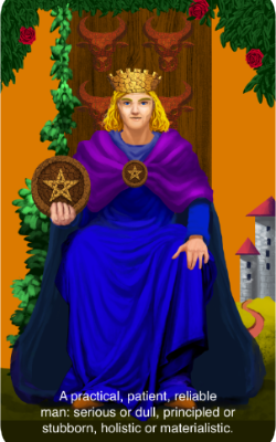 The Enlightenment Tarot King of Pentacles