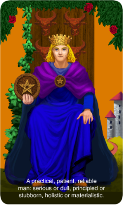 The Enlightenment Tarot King of Pentacles